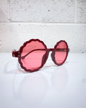 Load image into Gallery viewer, Burgundy Squiggle Sunnies