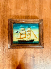 Load image into Gallery viewer, Marine Art Reverse Ship’s Portrait On Mahogany Box