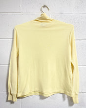 Load image into Gallery viewer, Vintage Butter Yellow Turtleneck (M)