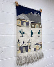 Load image into Gallery viewer, Vintage Wool Southwestern Pueblo Tapestry