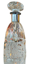 Load image into Gallery viewer, London Crystal Decanter with Silver Trim