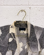 Load image into Gallery viewer, Vintage Cream and Black Floral Dress - As Found (S)