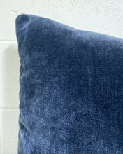 Load image into Gallery viewer, Square Pillow in Amici Indigo