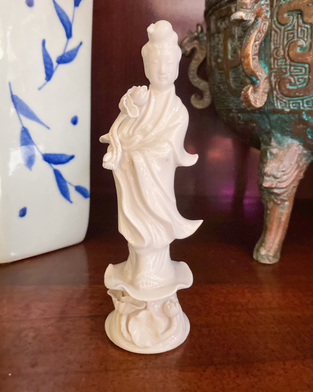 Vintage Porcelain Kwan Yin Figurine