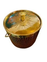 Load image into Gallery viewer, Faux Alligator Ice Bucket