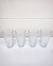 Load image into Gallery viewer, Vintage Set of 4 Crinkle Glasses