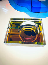 Load image into Gallery viewer, Glass iridescent Ashtray catchall