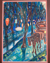 Load image into Gallery viewer, Horse Carriage Perspective Painting