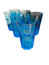 Load image into Gallery viewer, Set of Six Blue Tumblers