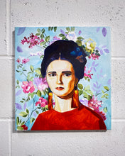 Load image into Gallery viewer, Woman in Red Earrings, Oil Painting
