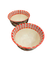 Load image into Gallery viewer, Pair of Jennifer Orkin Lewis Handp Painted Bowls