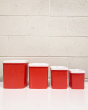 Load image into Gallery viewer, Vintage 4 Piece Plastic Canister Set