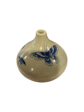 Load image into Gallery viewer, Blue Butterflies with Celadon Glaze Pottery