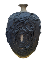 Load image into Gallery viewer, Large Brutalist Primitive Pottery Vase