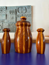 Load image into Gallery viewer, Maple mahogany handmade Salt Pepper shakers
