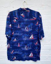 Load image into Gallery viewer, Red White and Blue Sail Boat Shirt (XL)