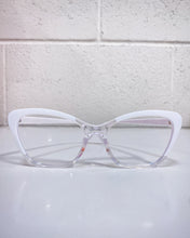 Load image into Gallery viewer, White Cat Eye Fashion Glasses