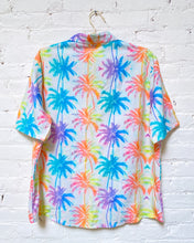 Load image into Gallery viewer, Palm Tree Technicolor Button Up (L)