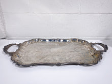 Load image into Gallery viewer, Vintage Silver Plated Copper Tray