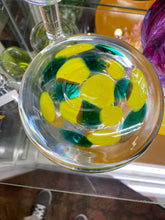 Load image into Gallery viewer, Yellow and Green Murano Mushroom