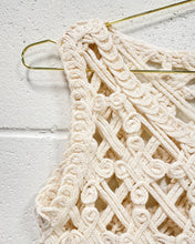 Load image into Gallery viewer, Boho Knit Crop Top (L)
