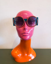 Load image into Gallery viewer, Green and Orange Round Sunnies