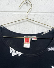 Load image into Gallery viewer, Vintage Black Tropical Dress (M)