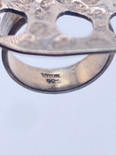 Load image into Gallery viewer, Oversized Round Modernist .925 Ring