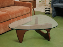 Load image into Gallery viewer, Dark Brown Amoeba Coffee Table