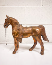 Load image into Gallery viewer, Vintage Copper Horse Figurine