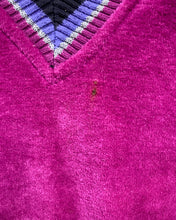 Load image into Gallery viewer, Vintage Fuchsia Velour Dress (9)