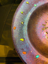 Load image into Gallery viewer, Beautiful Iridescent Infused Glass Bowl