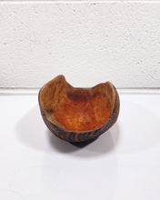 Load image into Gallery viewer, Vintage Carved Wood Ovular Tray with Swirls