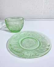 Load image into Gallery viewer, Depression Glass Coffee Cup and Saucer