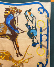 Load image into Gallery viewer, Green Equestrian Scarf
