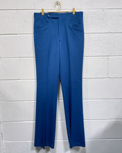 Load image into Gallery viewer, Vintage Blue Dacron Slacks (34)