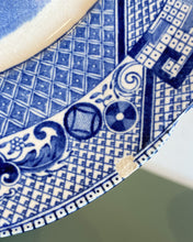 Load image into Gallery viewer, Vintage Buffalo Pottery Blue and White Plate