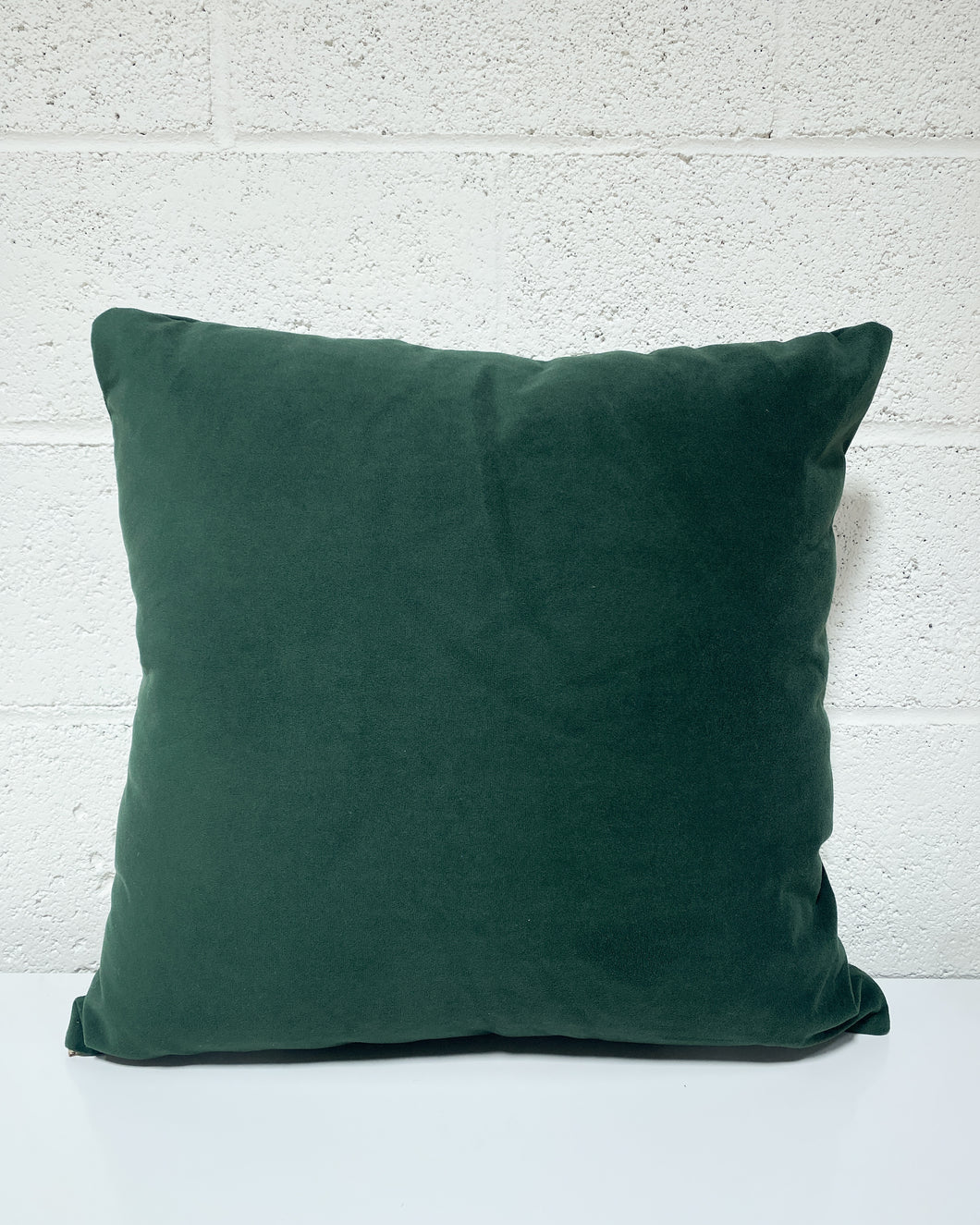 Square Pillow in Bella Hunter Green