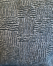 Load image into Gallery viewer, Square Grey and White Woven Textured Pillow