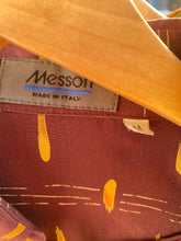 Load image into Gallery viewer, Messori Match Stick Flame Pattern Silk Shirt