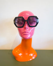 Load image into Gallery viewer, Black Octagonal Sunnies