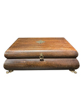 Load image into Gallery viewer, Large Elegant Jewelry Box with Brass Claw Foot