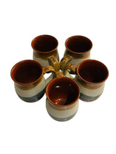 Load image into Gallery viewer, Set of Five Otagiri Stoneware Mug Set