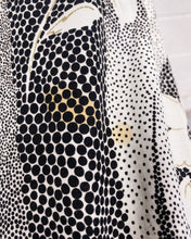 Load image into Gallery viewer, Vintage Cream and Black Floral Dress - As Found (S)