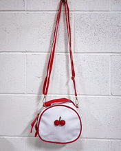 Load image into Gallery viewer, White Cherry Purse
