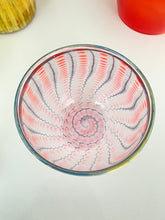 Load image into Gallery viewer, Tom Philabaum signed Art Glass Reptilian Series Cranberry Blue