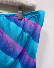 Load image into Gallery viewer, Vintage Turquoise and Pink 3 piece Bathing Suit Set (14)