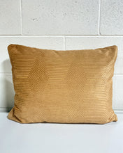 Load image into Gallery viewer, Rectangular Pillow in Gold Velvet