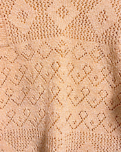 Load image into Gallery viewer, Vintage Peach Knit Sweater with Bell Sleeves