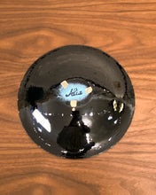 Load image into Gallery viewer, Vintage Blue and Gold Swirl Enamel Plate